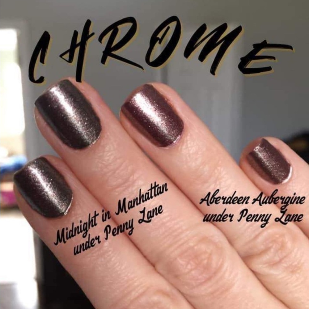 *Retired* Color Street: Penny Lane | Copper Metallic Gold Shimmer Party Peach - Picture 8 of 15